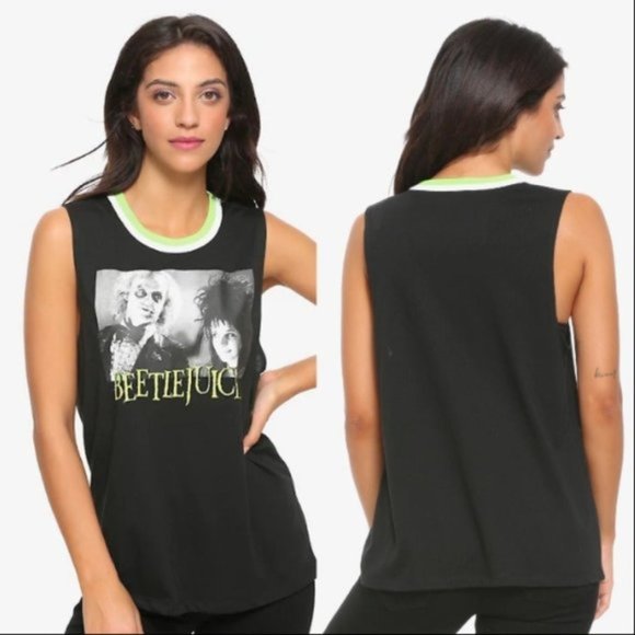 Hot Topic Beetlejuice tank top - Picture 4 of 4